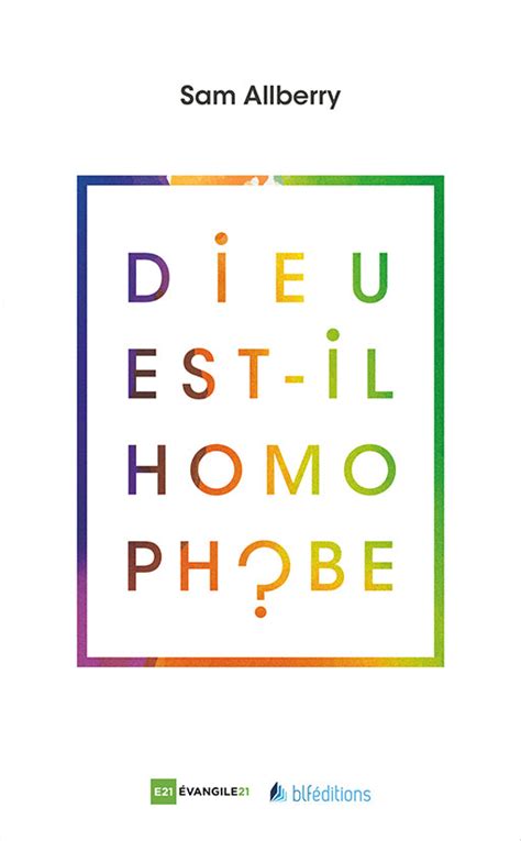 Dieu est-il homophobe Is God anti-gay French Edition Reader