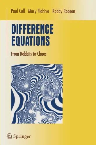 Difference Equations From Rabbits to Chaos 1st Edition Epub