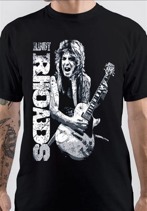 Different Styles of Randy Rhoads T-Shirts