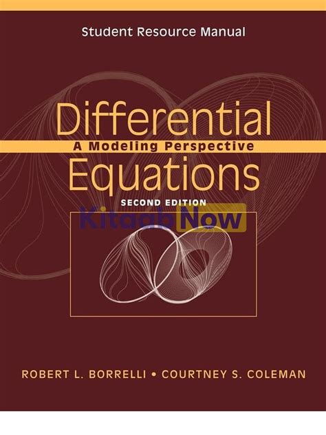 Differential Equations A Modeling Perspective, Mathematica Technology Resource Manual 2nd Edition PDF