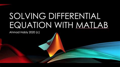 Differential Equations with Matlab PDF