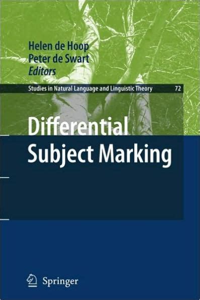 Differential Subject Marking 1st Edition Kindle Editon