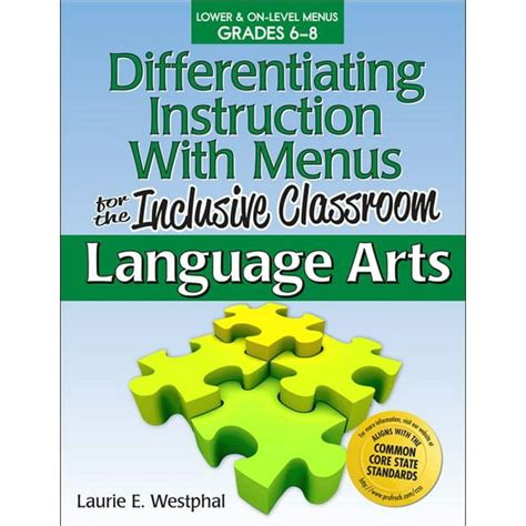 Differentiating Instruction With Menus for the Inclusive Classroom Language Arts Reader