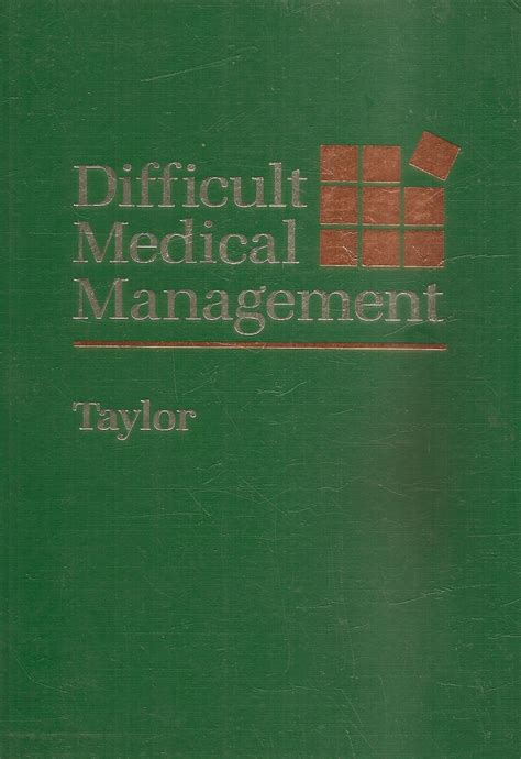 Difficult Medical Management Doc