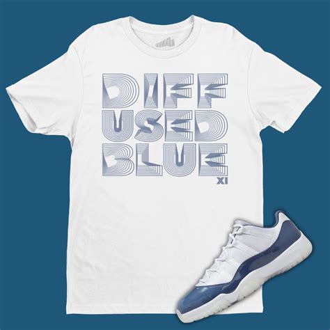 Diffused Blue Jordan 11 Shirt: Defining the Future of Fashion and Footwear