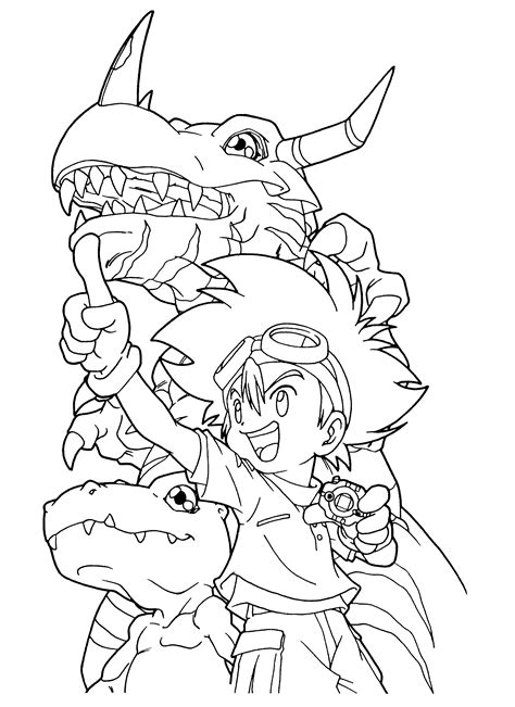 Digimon Coloring Sheets