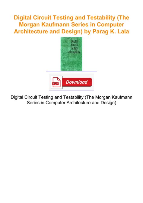 Digital Circuit Testing and Testability Ebook Doc