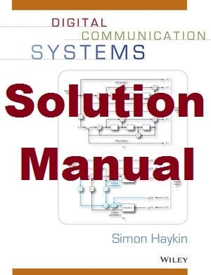 Digital Communication Simon Haykin Solution Manual Pdf Doc