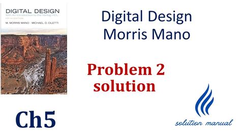 Digital Design Morris Mano 5th Solution Epub