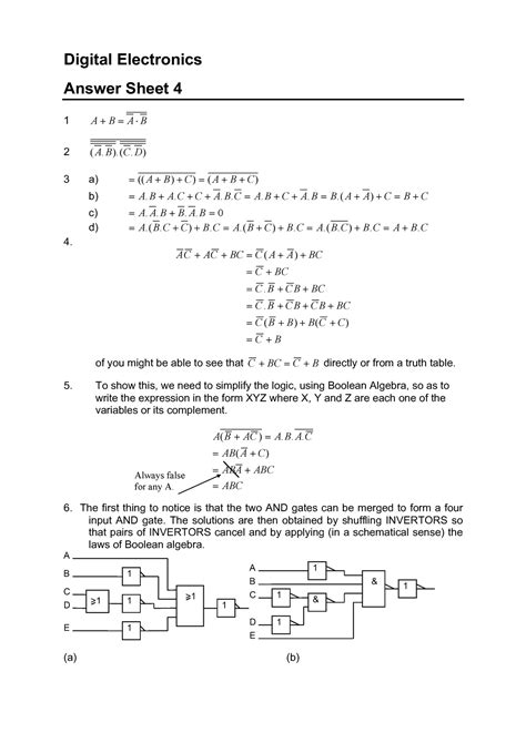 Digital Electronics 242 Answers Epub