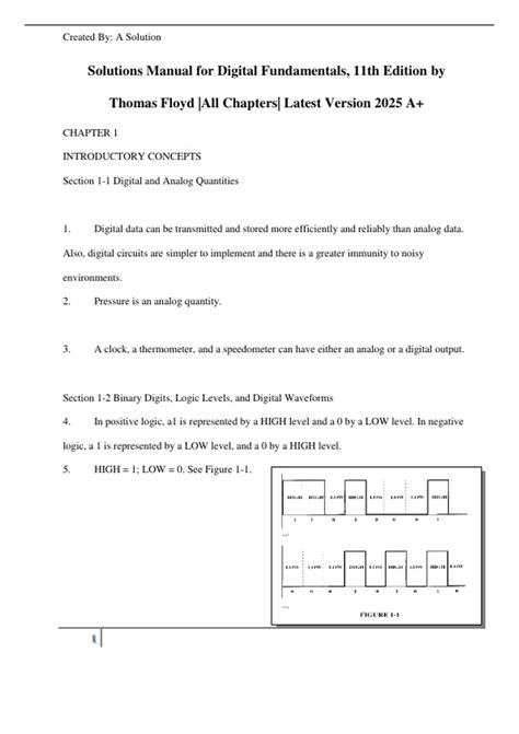 Digital Fundamentals Floyd Solutions Manual Reader