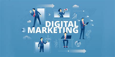 A modern office space of a digital marketing agency with employees working collaboratively