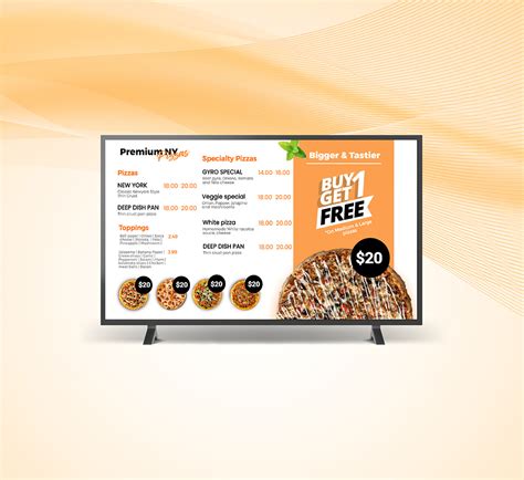 Digital Menu Templates