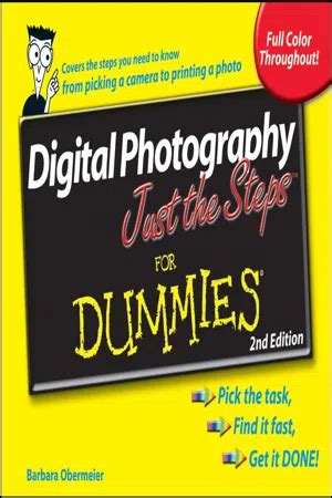 Digital Photography Just the Steps For Dummies Kindle Editon