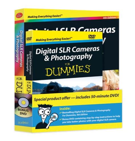 Digital SLR Cameras and Photography For Dummies Book DVD Bundle PDF