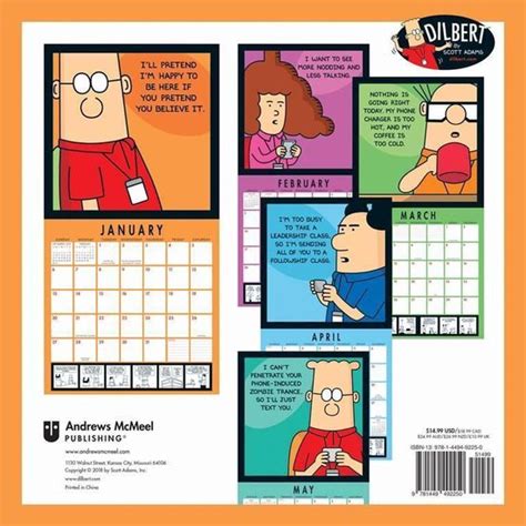 Dilbert 2019 Wall Calendar Reader