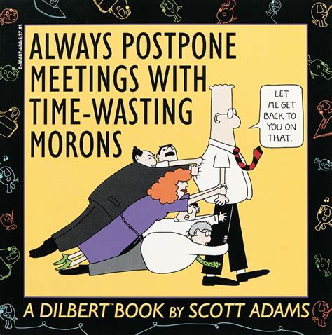 Dilbert Always Postpone Meetings with Time-wasting Morons English and Spanish Edition Epub