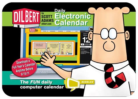 Dilbert Bubbles Electronic Calendar PDF