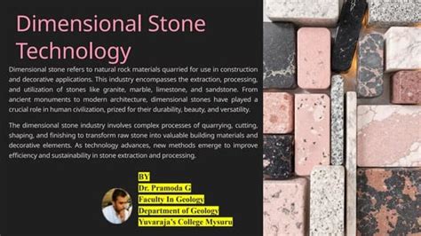 Dimensional Stone Technology 1st Edition Kindle Editon