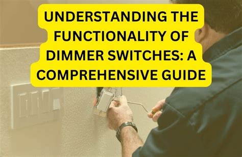 Dimmer Switches for LED Lights: A Comprehensive Guide (10,000+ Characters)