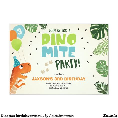 Dino-mite Invitations for Every Occasion