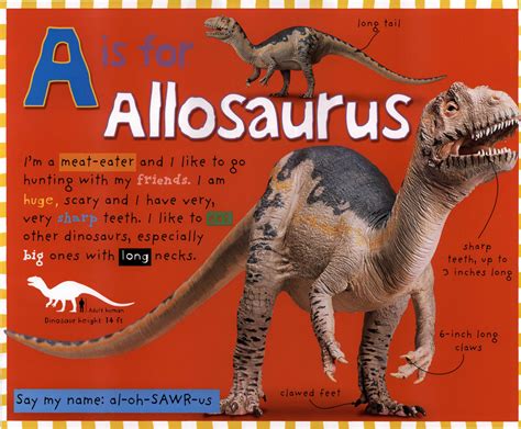 Dinosaur A to Z For Kids Who Really Love Dinosaurs Smart Kids