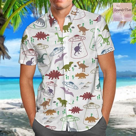 Dinosaur Button Up Shirt: Unleash the Prehistoric Rage