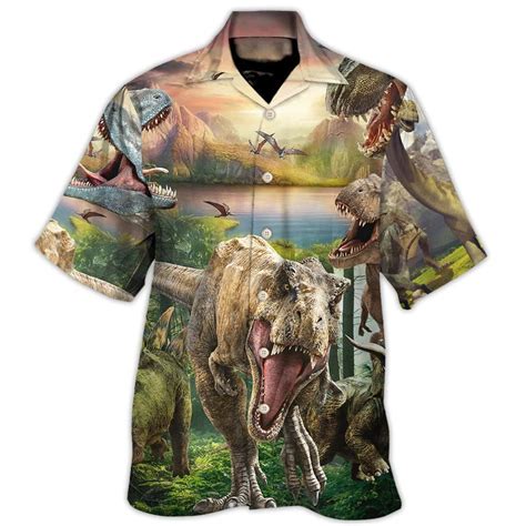 Dinosaur Hawaiian Shirts: A Vibrant Expression of Prehistoric Charm