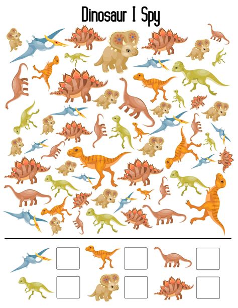 Dinosaur Printable Activities