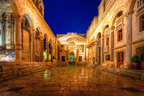 Diocletian's Palace in Split, Croatia: