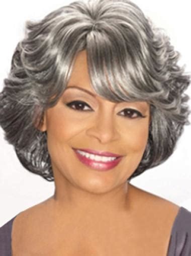 Dip Grey Lady With Bangs Chin Length Human Wigs: A Versatile and Stunning Hairpiece