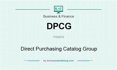 Direct Purchasing Catalog Group