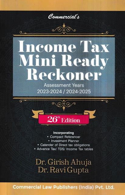 Direct Tax Ready Reckoner 26th Edition Doc