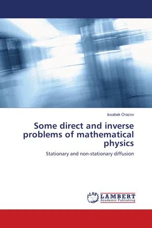 Direct and Inverse Problems of Mathematical Physics Epub