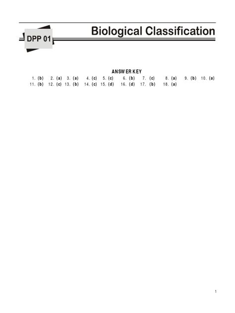 Directed Categories Of Biological Classification Answer Key Epub