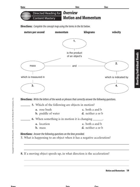 Directed For Content Mastery Physical Science Answers PDF