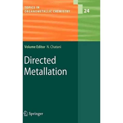 Directed Metallation 1st Edition PDF