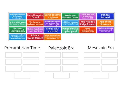 Directed Precambrian Time And Paleozoic Era Answers Reader