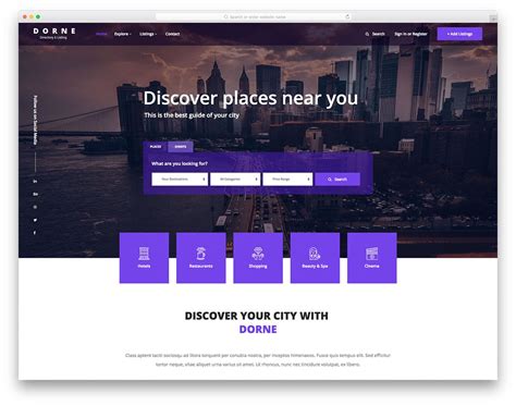 Directory Website Template