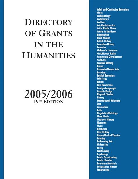 Directory of Grants in the Humanities Doc