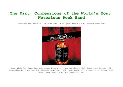 Dirt Confessions Worlds Most Notorious PDF