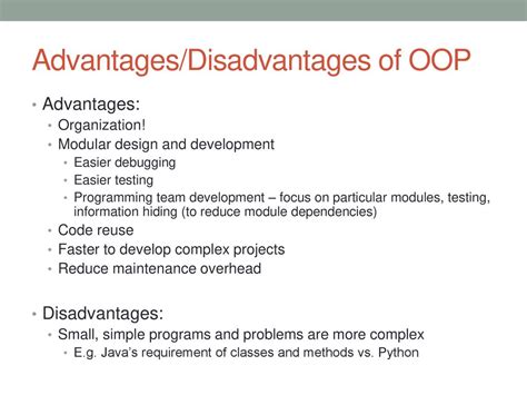 Disadvantages of OLL: Understanding the Limitations of Object-Oriented Lisp