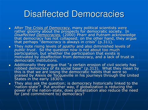 Disaffected Democracies What&amp Epub