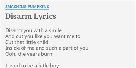 Disarm Lyrics Smashing Pumpkins: A Literary Masterpiece Explored