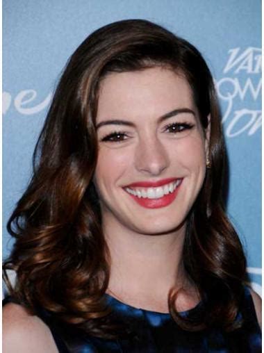 Discount Auburn Curly Long Anne Hathaway Wigs