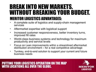 Discover Meritor Locations: Your Gateway to Exceptional Logistics Solutions