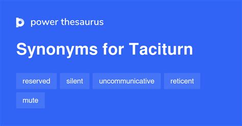 Discover Your Eloquence with our Comprehensive Taciturn Thesaurus!