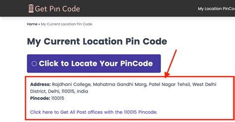 Discover Your Pincode of Current Location with Unmatched Precision!