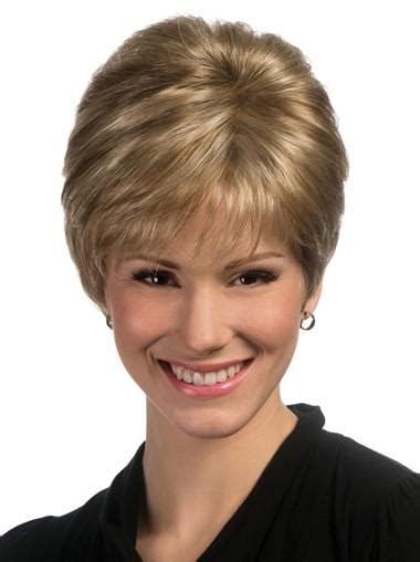 Discover the Allure of Exquisite Blonde Straight Synthetic Short Wigs