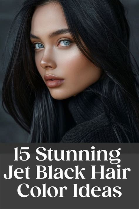 Discover the Allure of Jet Black Hair Color